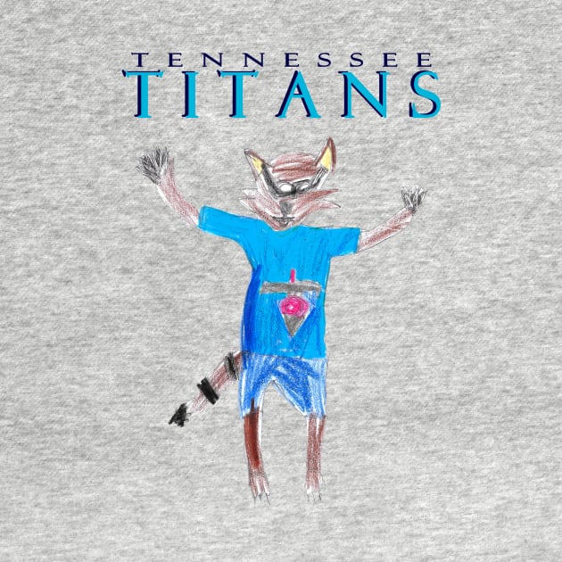 Tennessee Titans Mascot Design by Kids’ Drawings 